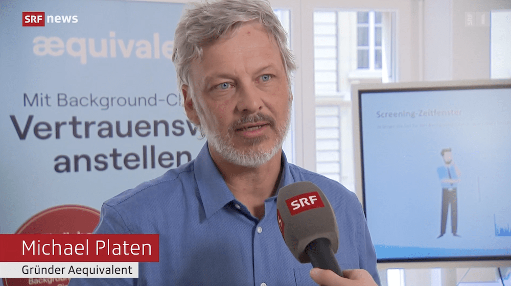 Interview de Michael Platen (en allemand) - SRF «10vor10»